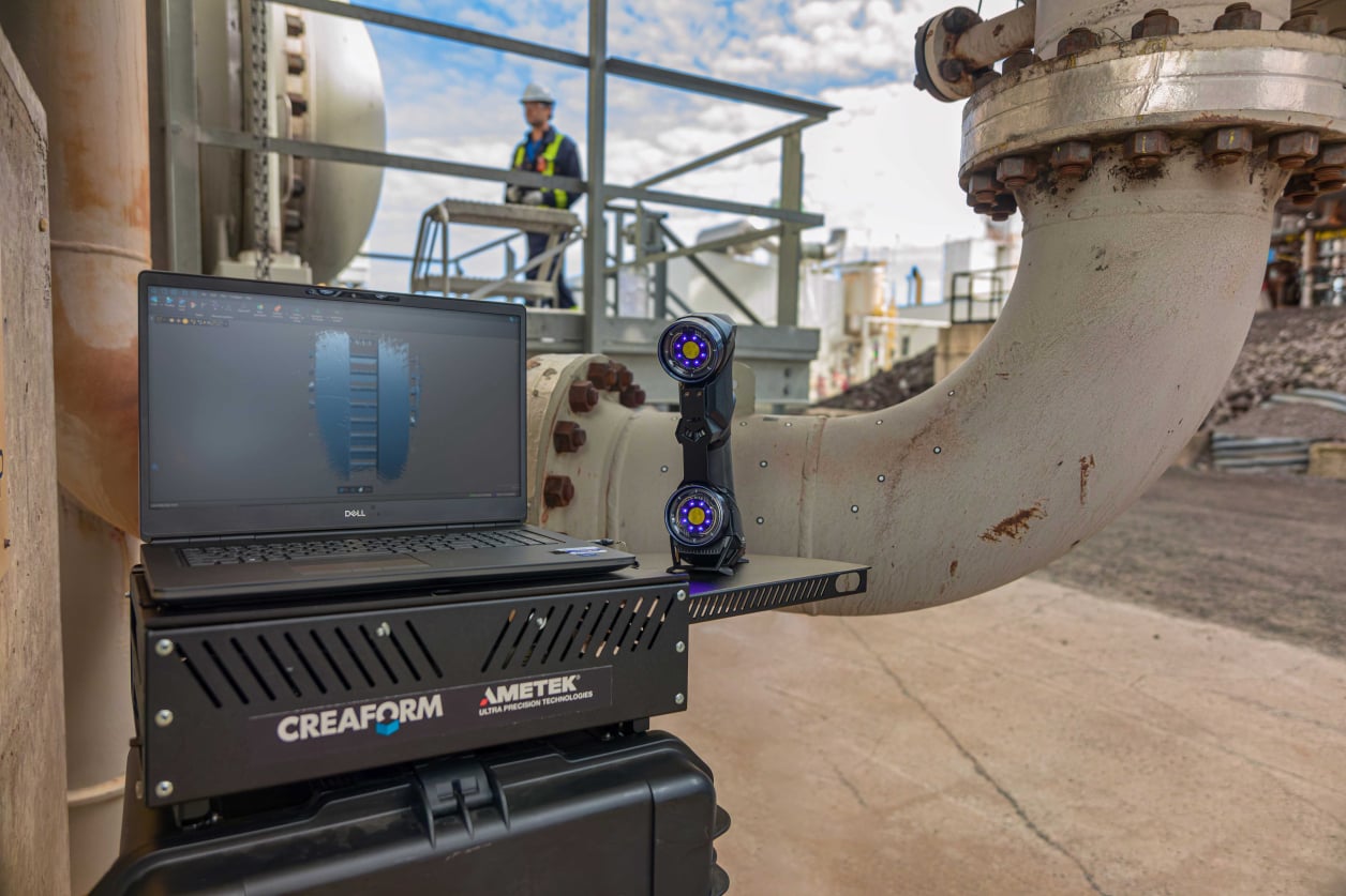 HMR High Tech Machine Tools, NDT, Pipecheck, Pipleine, 3D Scanner, 3D Scanning, South Africa, Gas, Mining, corrosion, inspection, VXIntegrity Software, CAD