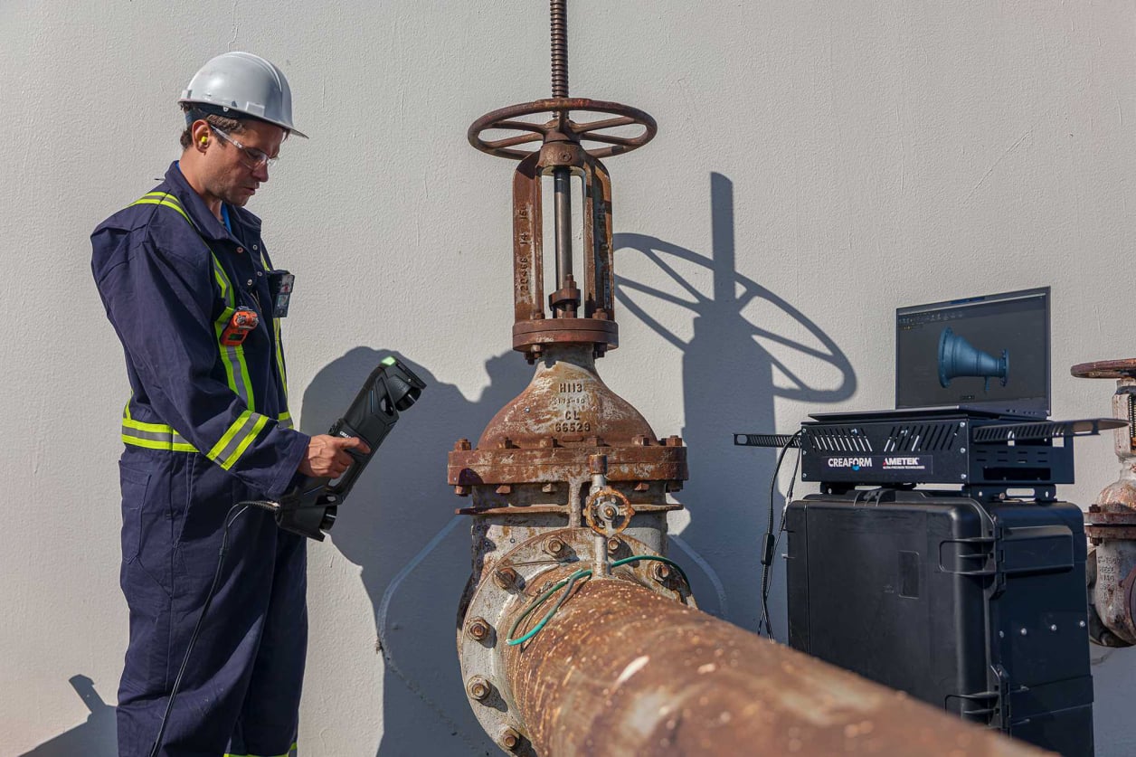 HMR High Tech Machine Tools, NDT, Pipecheck, Pipleine, 3D Scanner, 3D Scanning, South Africa, Gas, Mining, corrosion, inspection, VXIntegrity Software, CAD