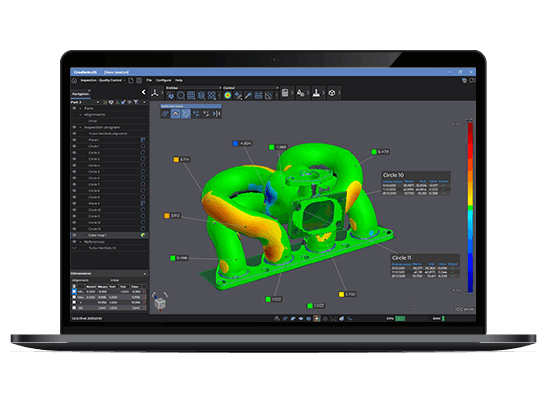 HMR High Tech Machine Tools, Inspection Software, 3D Scanner, 3D Software, Sourh Africa, Inspection, fast, reporting