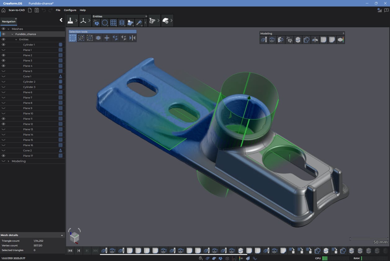HMR High Tech Machine Tools, VXModel, 3D Software, 3D Scanner, 3D scan data, CAD, STL File, IGES
