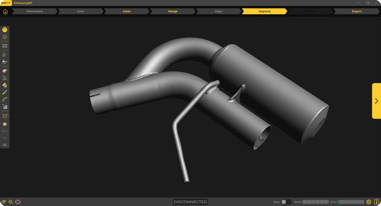 HMR High Tech Machine Tools, 3D Scanner, 3D Software, peel3CAD, CAD software, easy to use, budget friendly